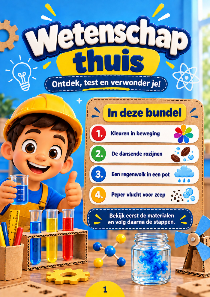 Omslag Wetenschap thuis Projecten