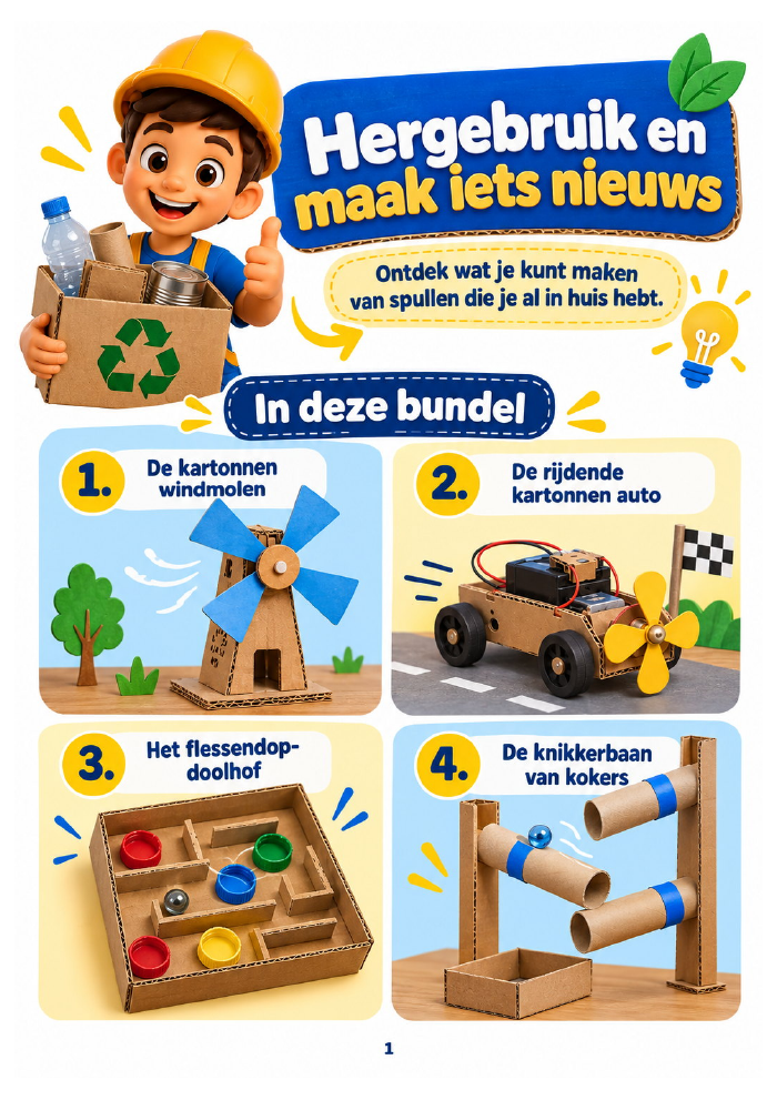 Omslag Hergebruik en maak iets nieuws Projecten